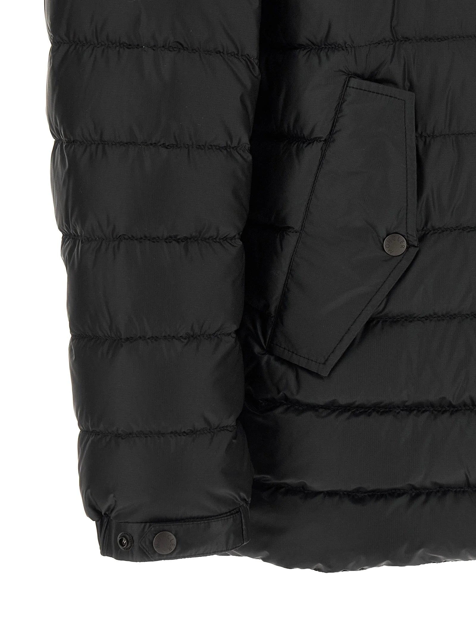 Moncler Black Polyamide Parka