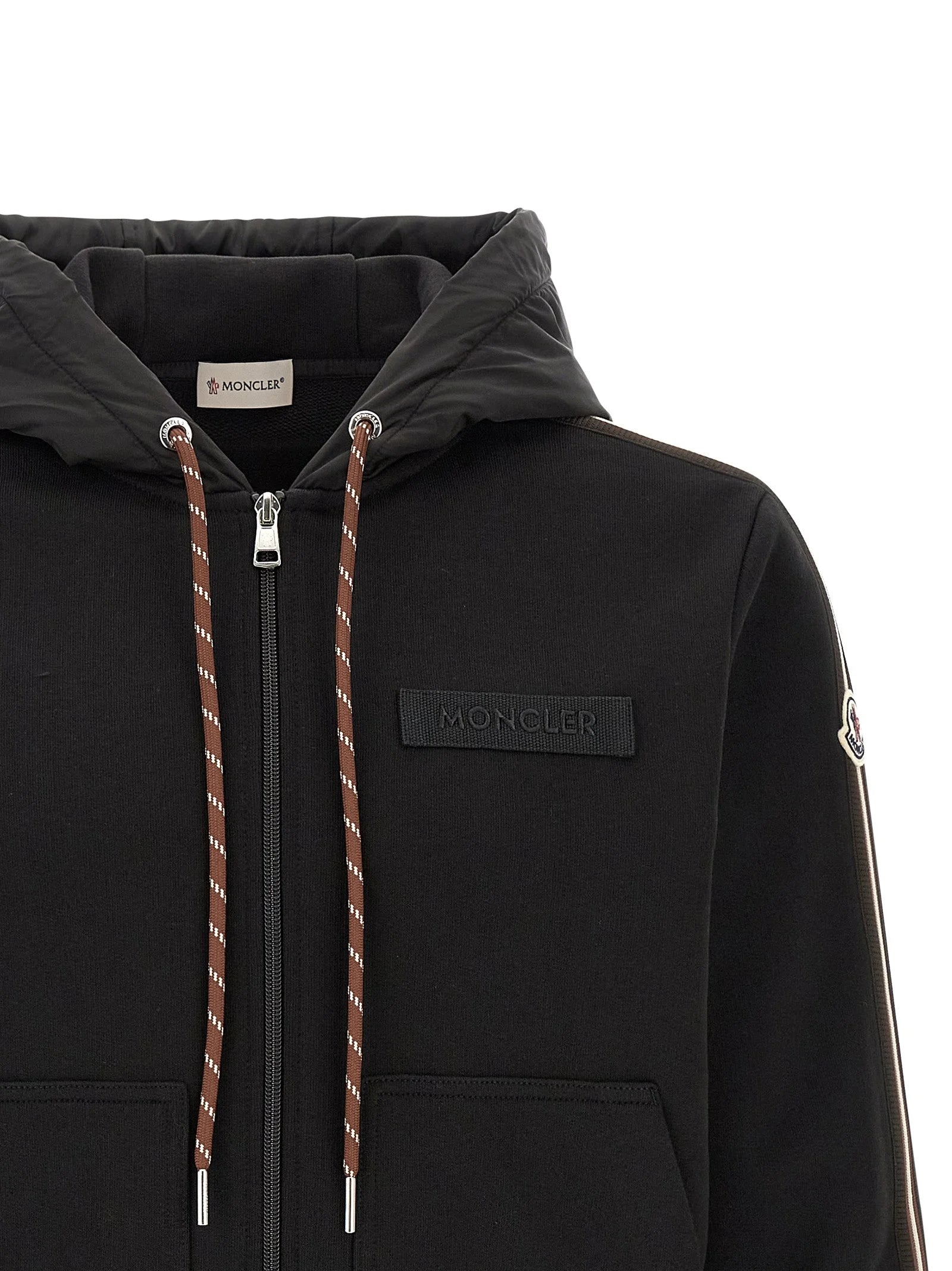 Moncler Black Polyamide Sweatshirt