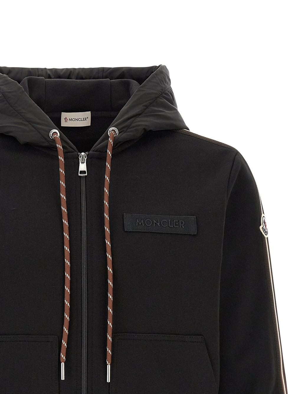 Moncler Black Polyamide Sweatshirt