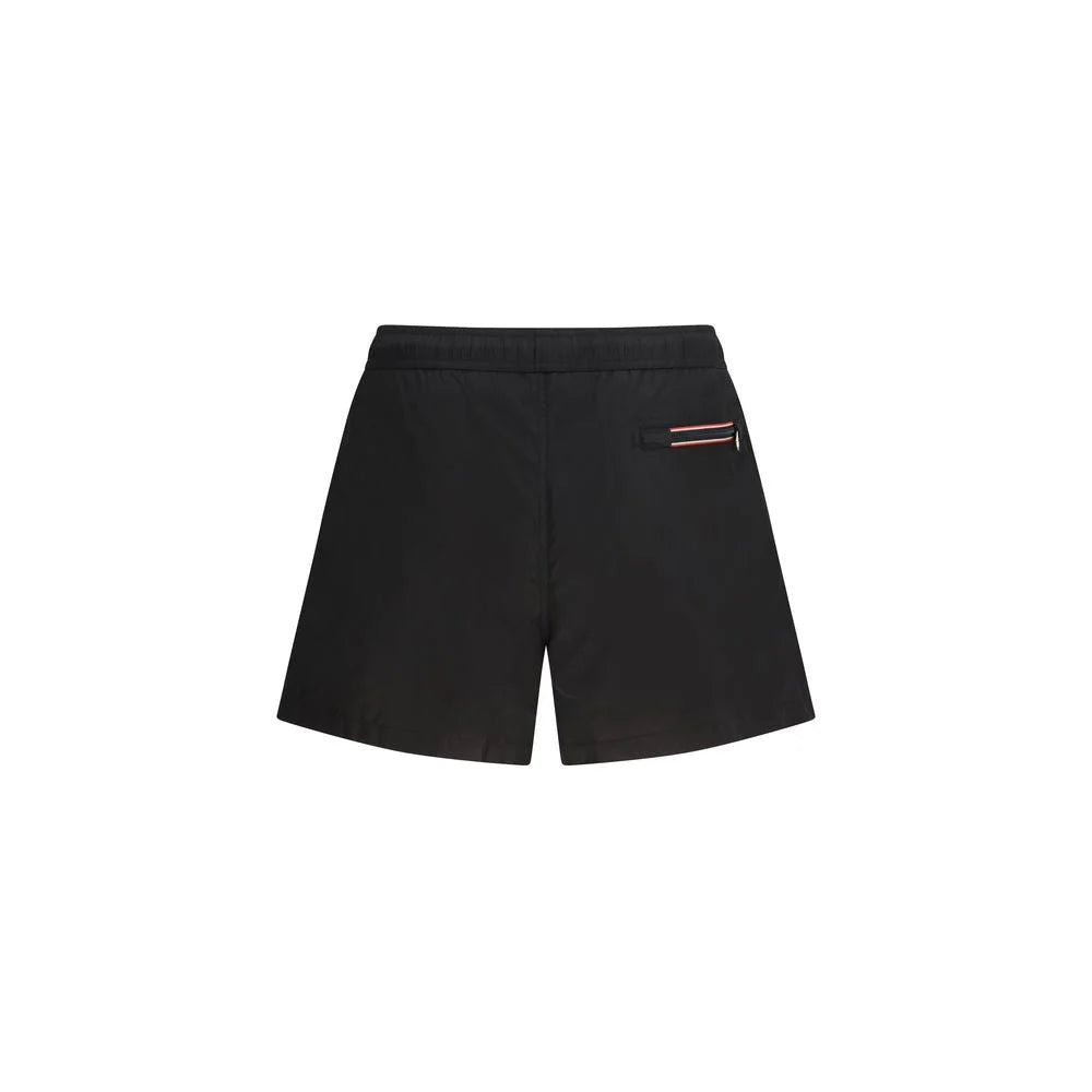 Moncler Black Polyamide Swim Shorts - S