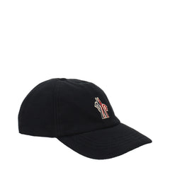 Moncler Black Polyester Cap (Baseball Hat) - L