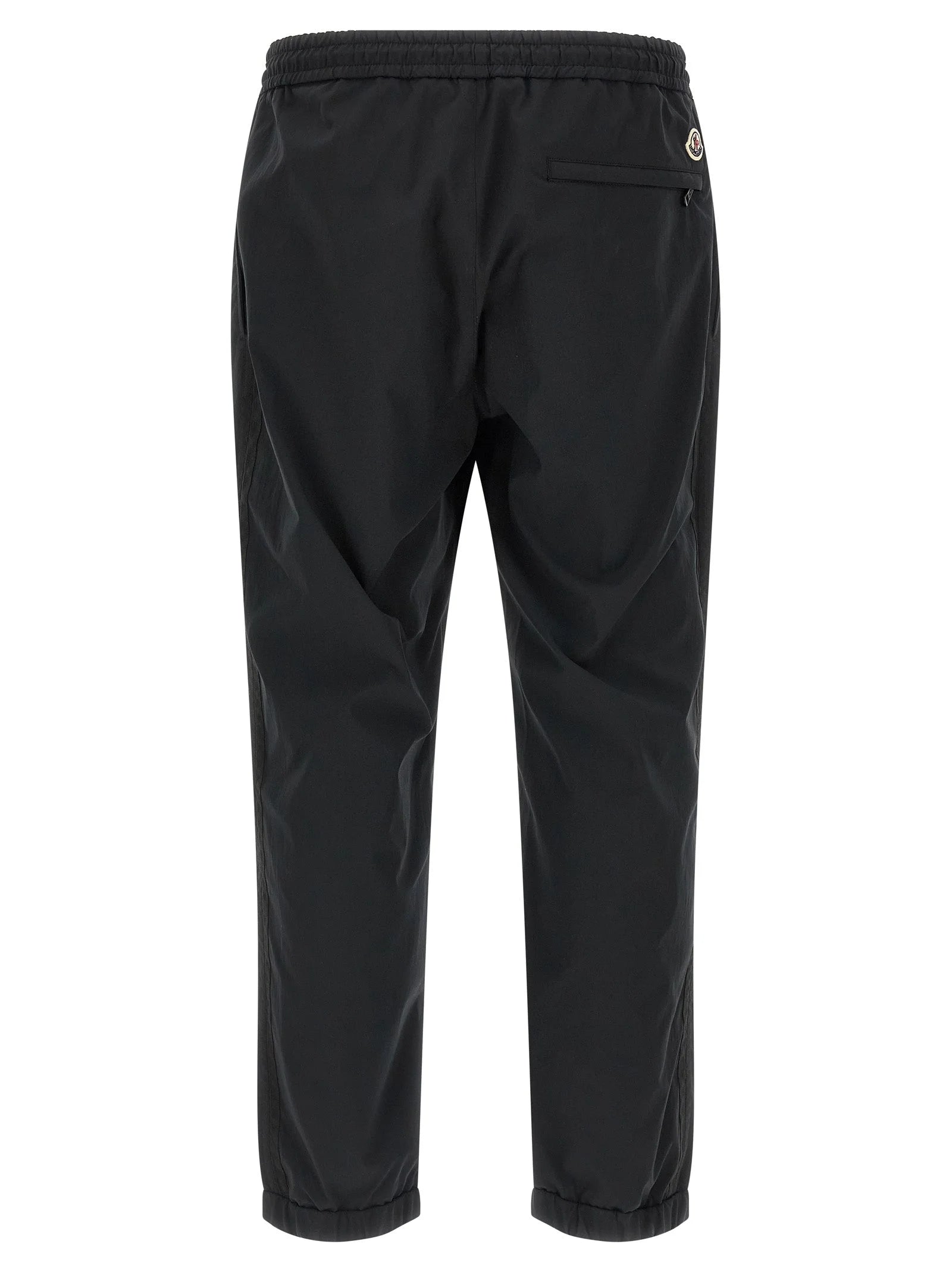 Moncler Black Polyester Joggers (Workout Pants)