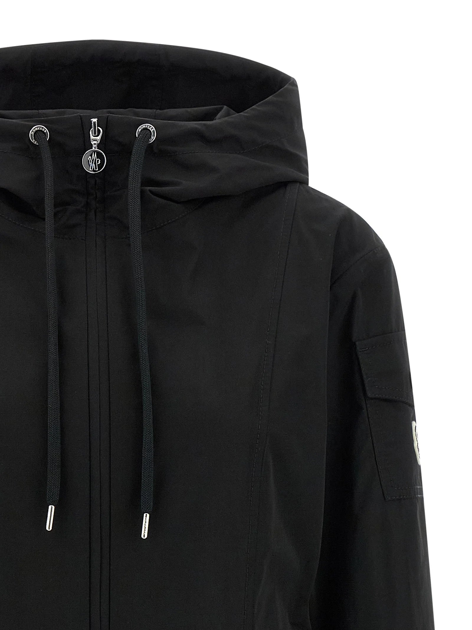 Moncler Black Polyester Parka - 4
