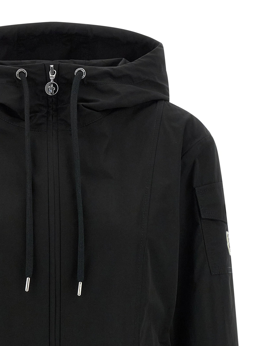 Moncler Black Polyester Parka - 4