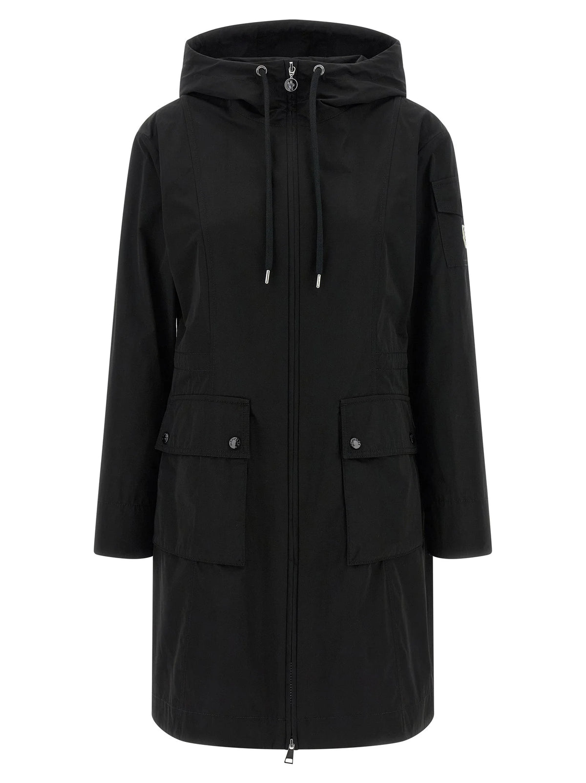 Moncler Black Polyester Parka - 4