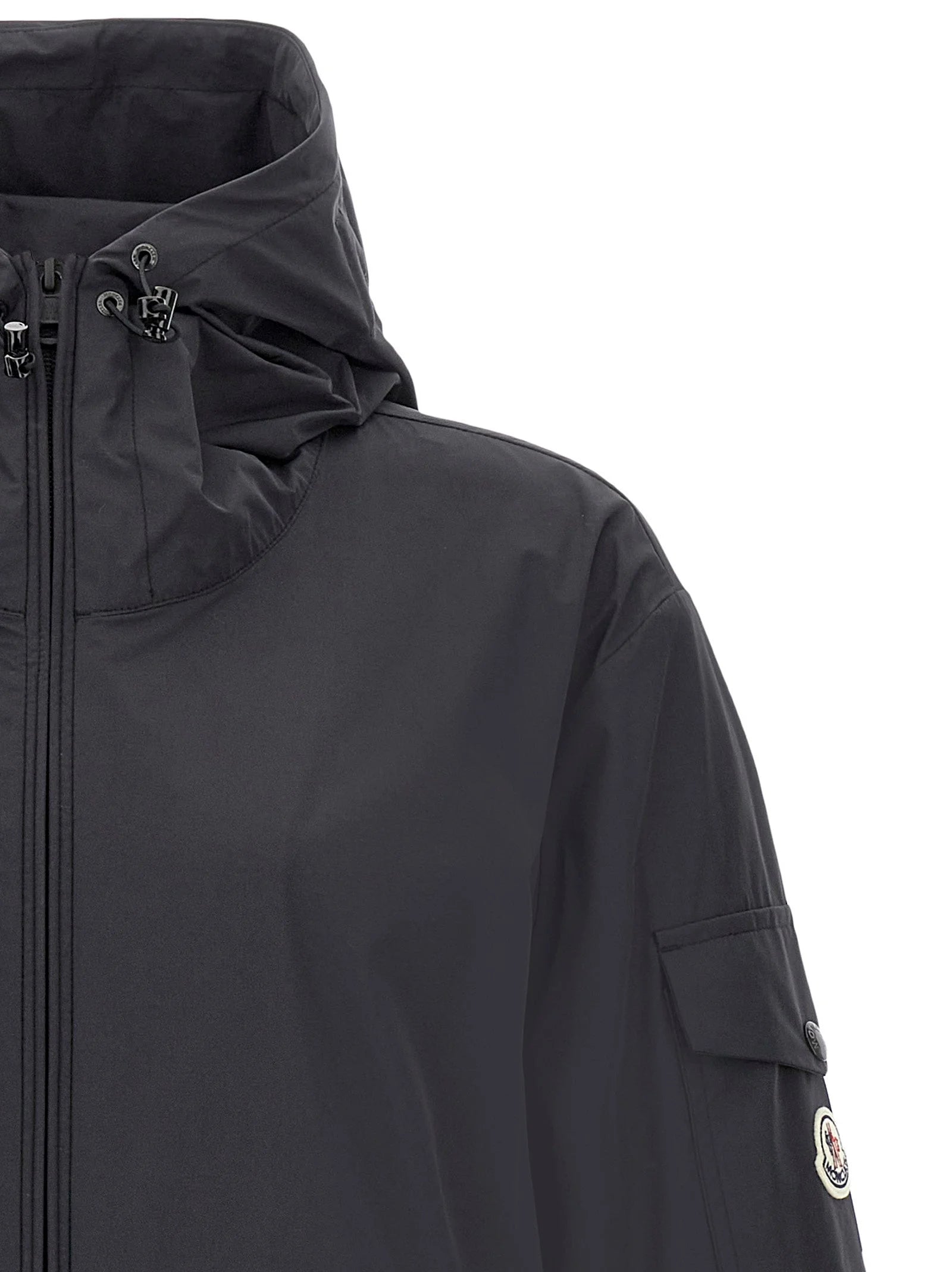 Moncler Black Polyester Shell Jacket - 6