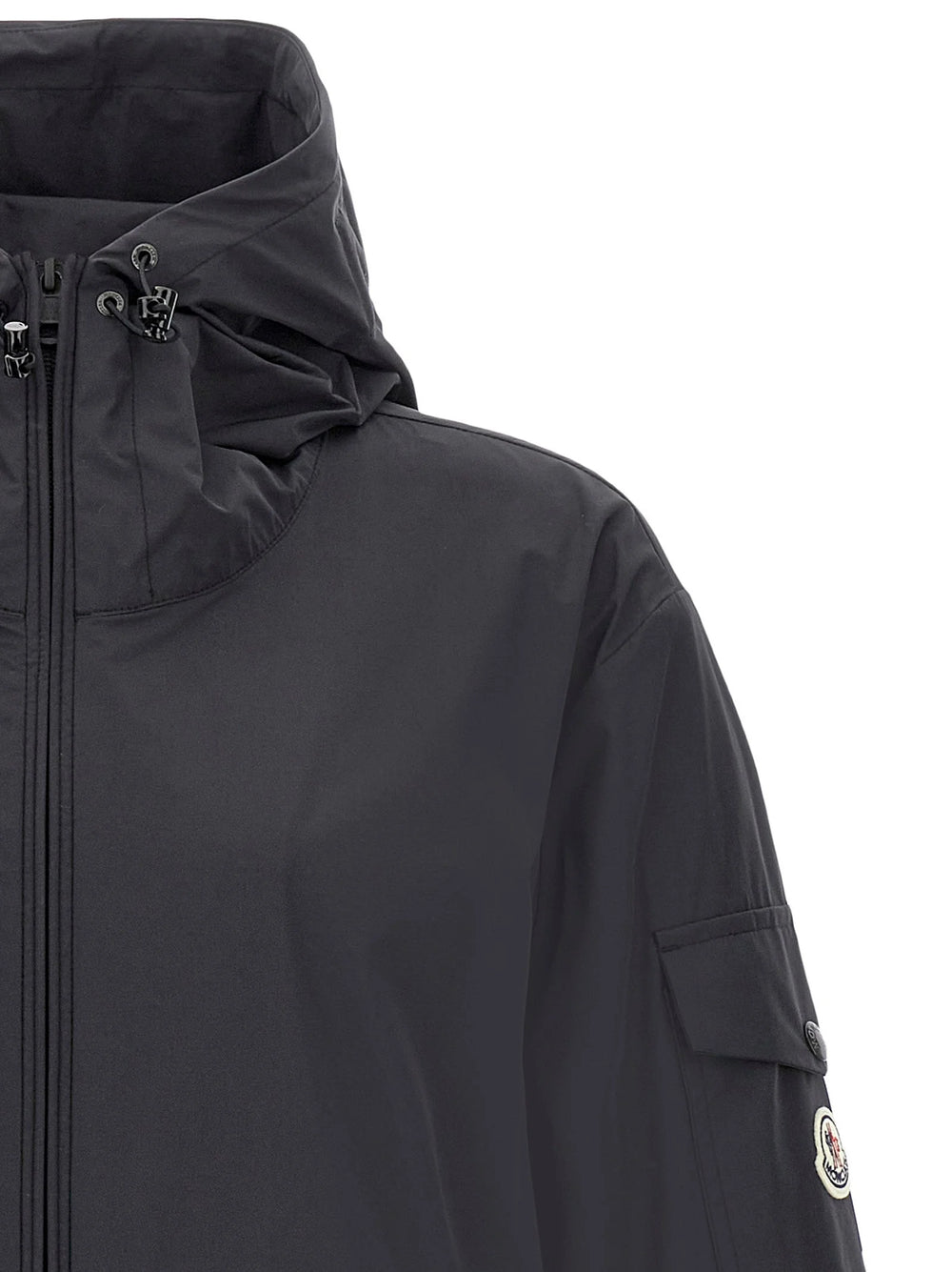 Moncler Black Polyester Shell Jacket - 6