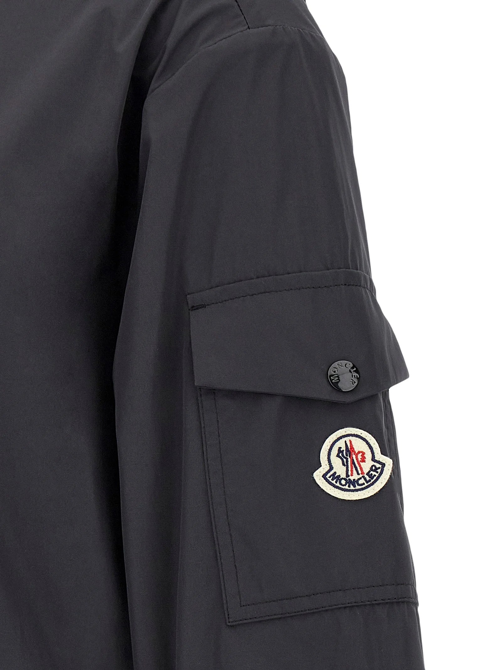 Moncler Black Polyester Shell Jacket - 6