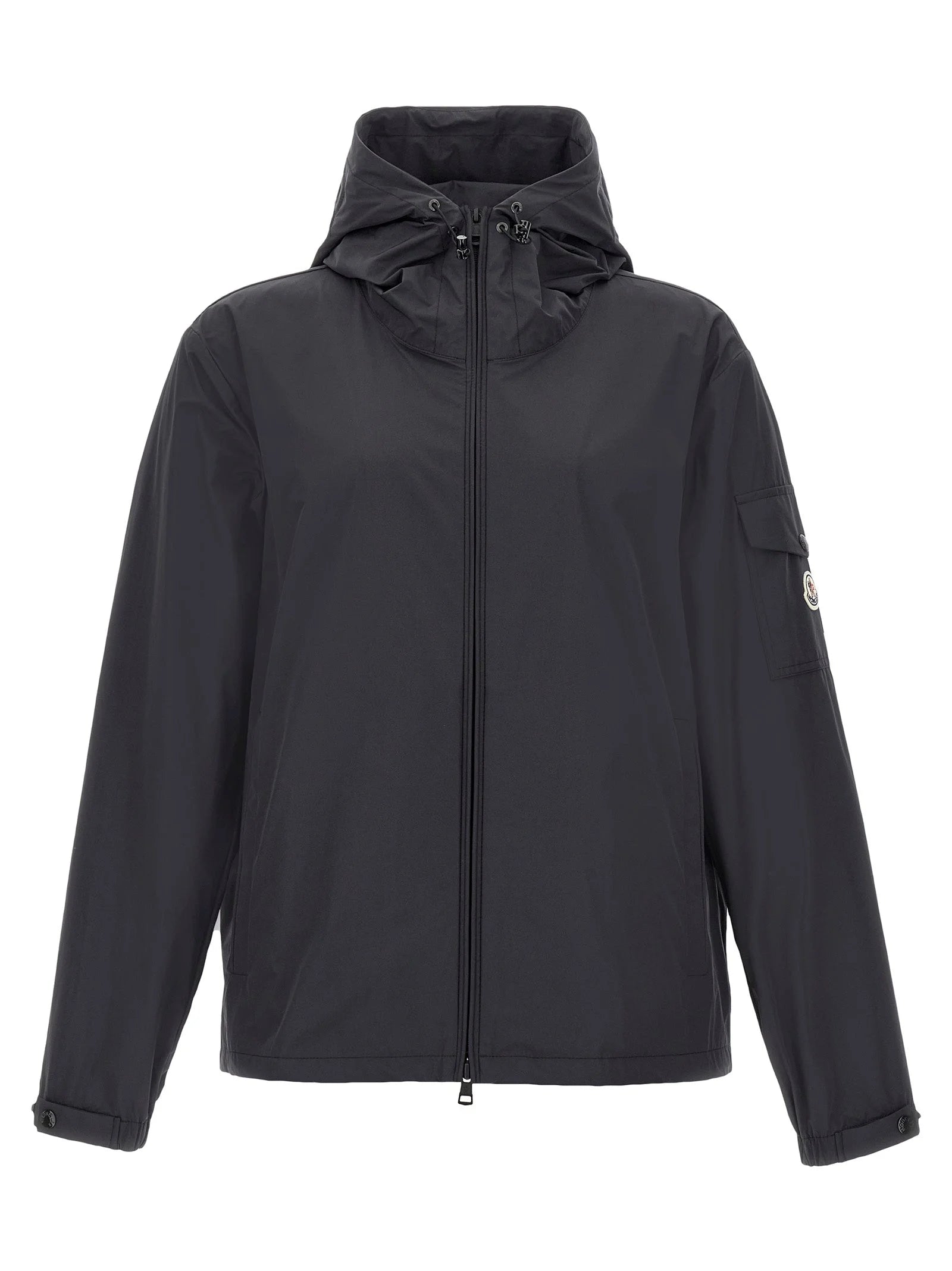 Moncler Black Polyester Shell Jacket - 6