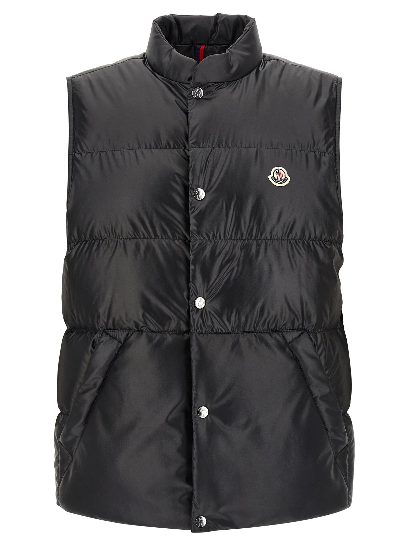 Moncler Black Polyester Sleeveless Jacket