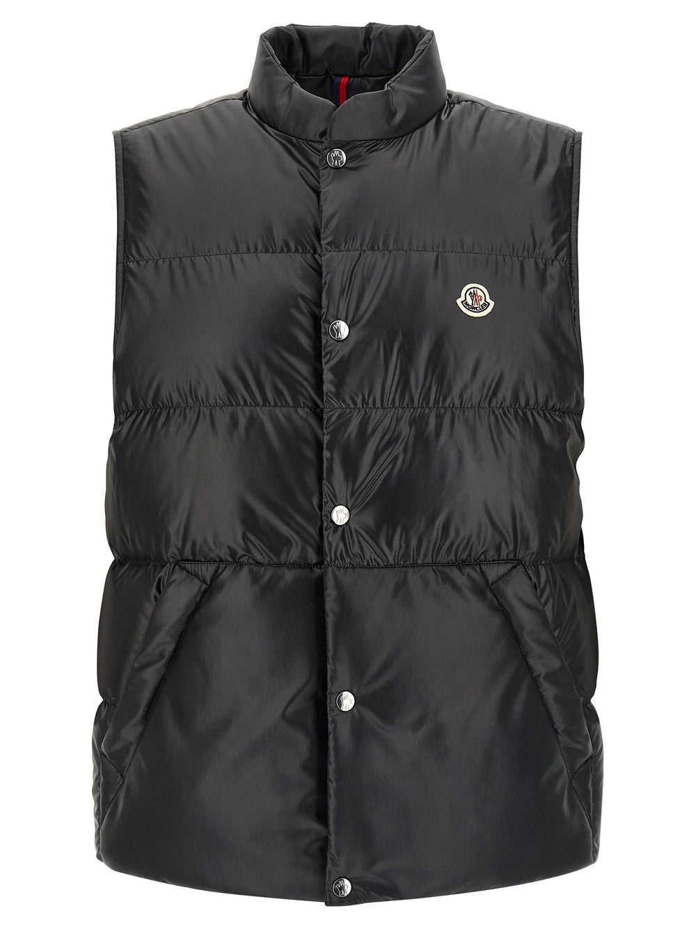 Moncler Black Polyester Sleeveless Jacket
