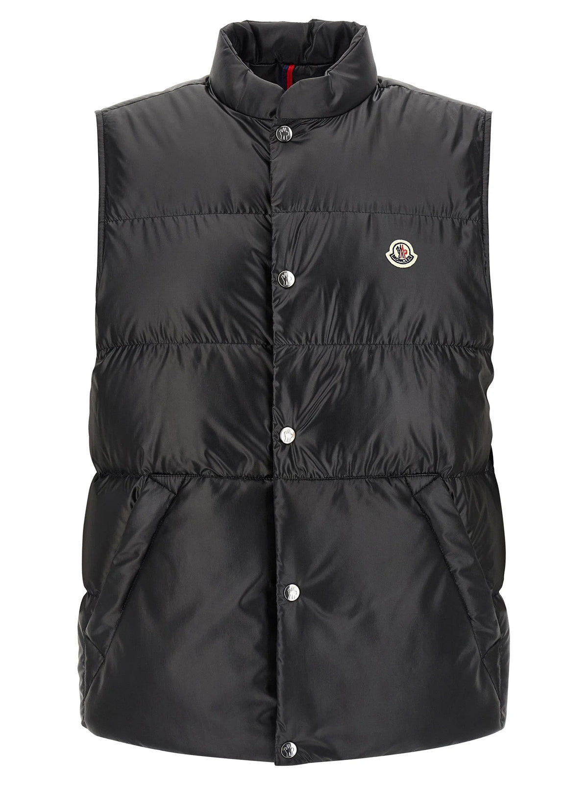 Moncler Black Polyester Sleeveless Jacket