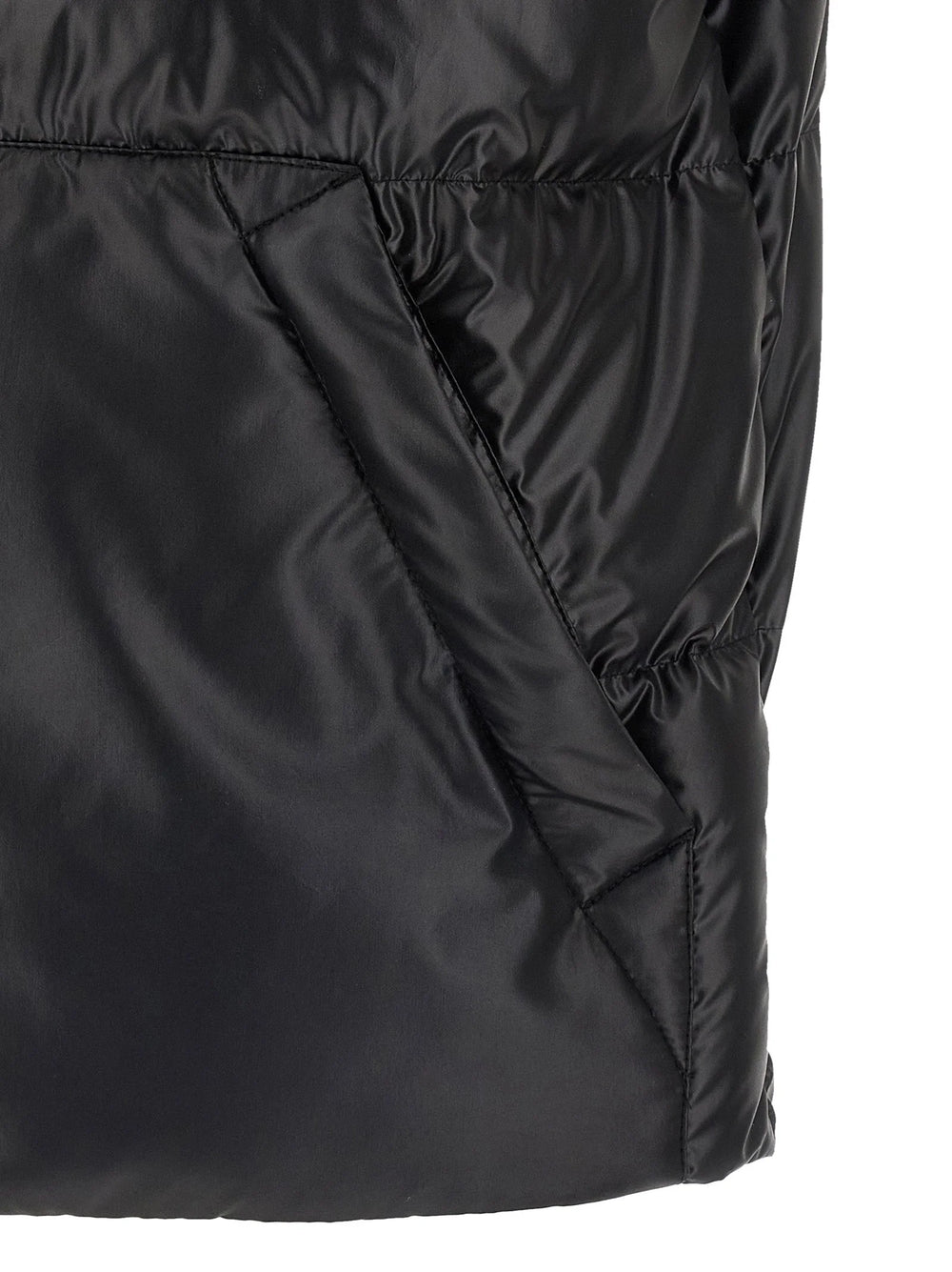 Moncler Black Polyester Sleeveless Jacket