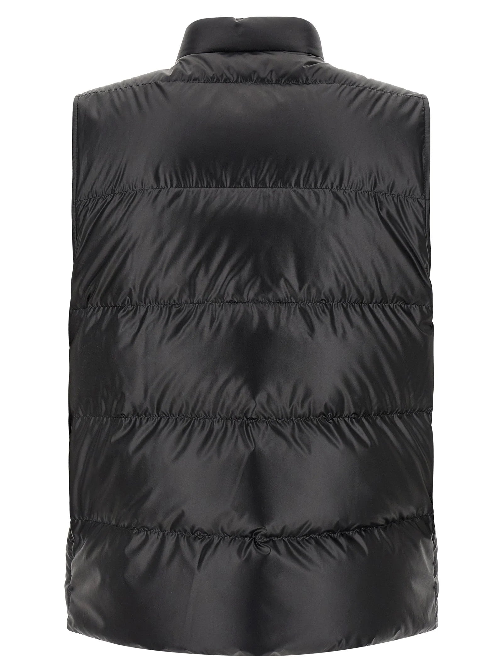 Moncler Black Polyester Sleeveless Jacket
