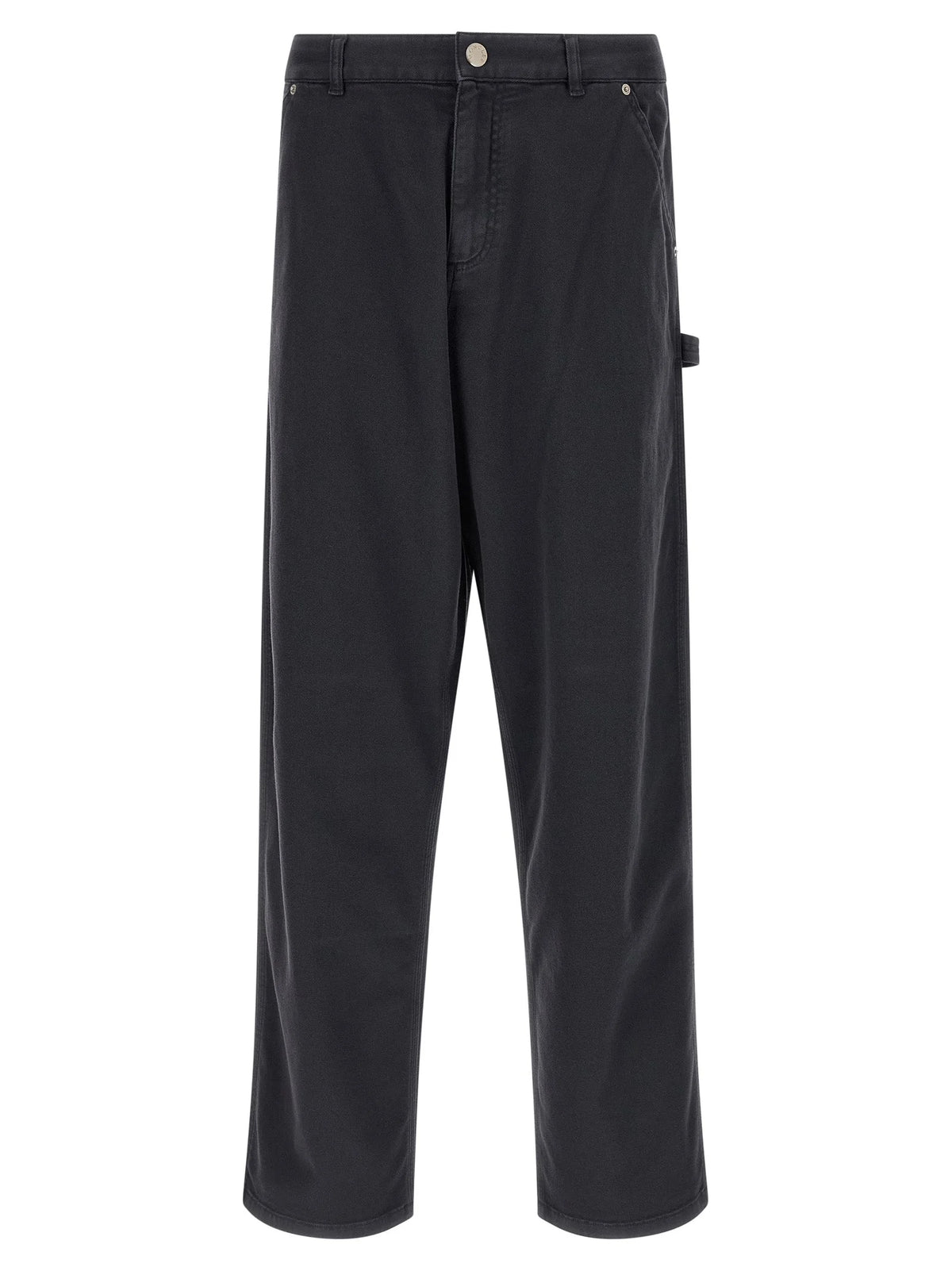 Moncler Blue Cotton Cargo Pants
