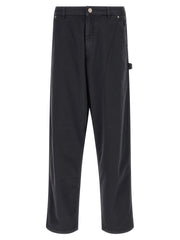 Moncler Blue Cotton Cargo Pants