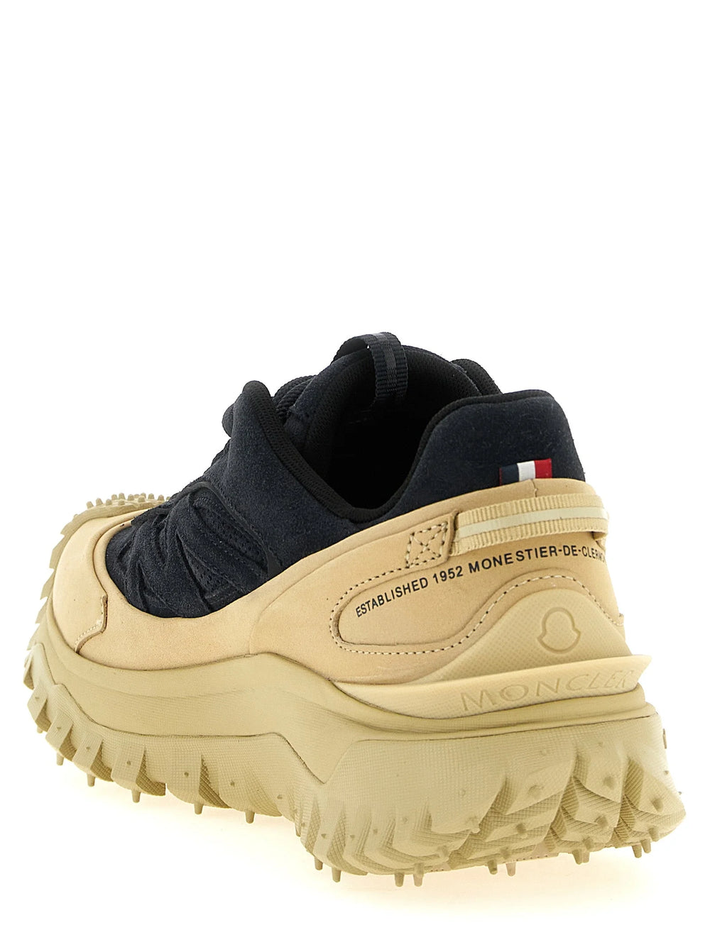 Moncler Blue Leather Athletic Sneakers - EU 41 | US 8