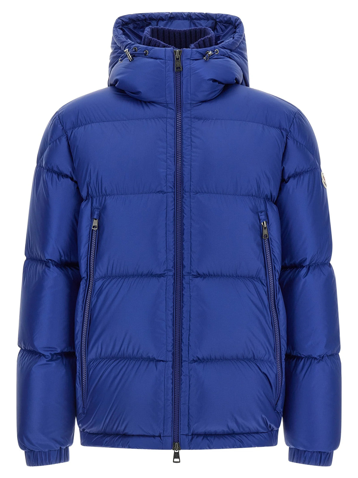 Moncler Blue Polyamide Full-Length Jacket