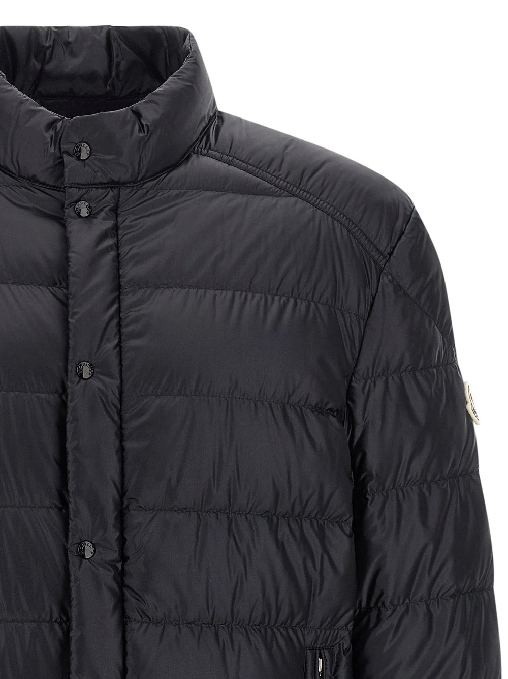 Moncler Blue Polyamide Full-Length Jacket