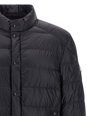 Moncler Blue Polyamide Full-Length Jacket