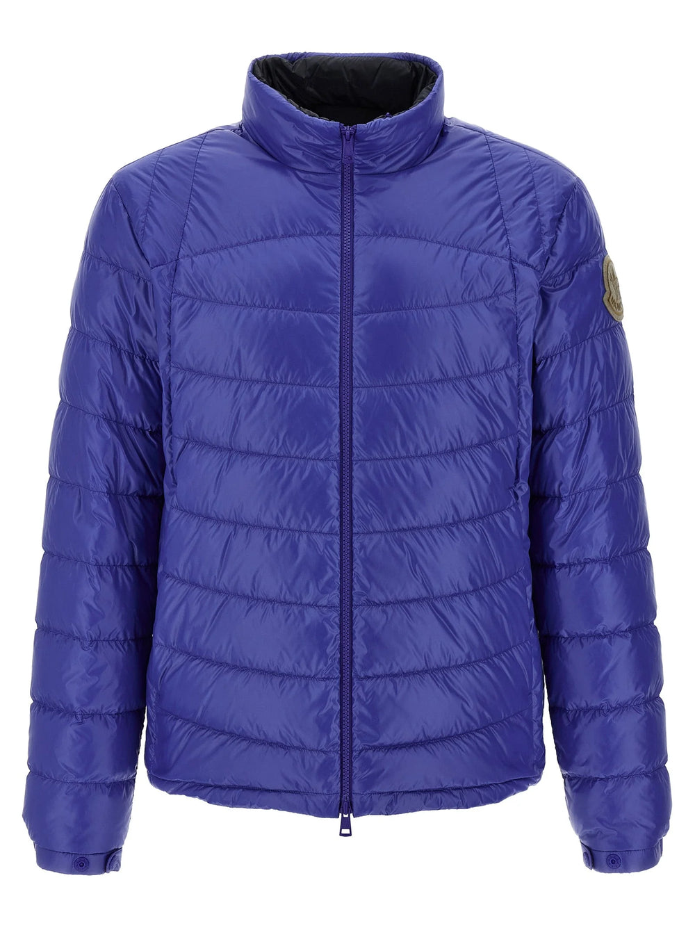 Moncler Blue Polyamide Full-Length Jacket