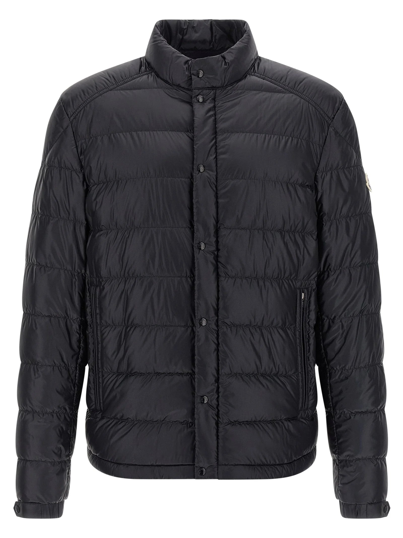 Moncler Blue Polyamide Full-Length Jacket