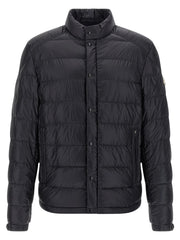 Moncler Blue Polyamide Full-Length Jacket
