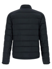 Moncler Blue Polyamide Full-Length Jacket
