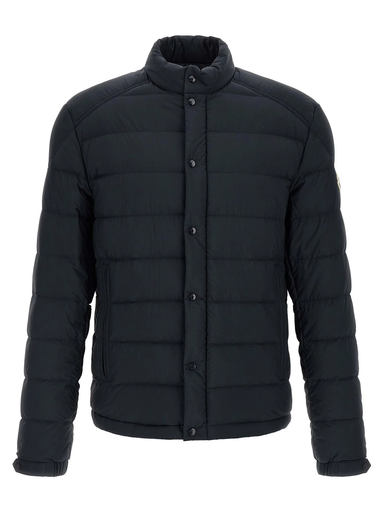 Moncler Blue Polyamide Full-Length Jacket
