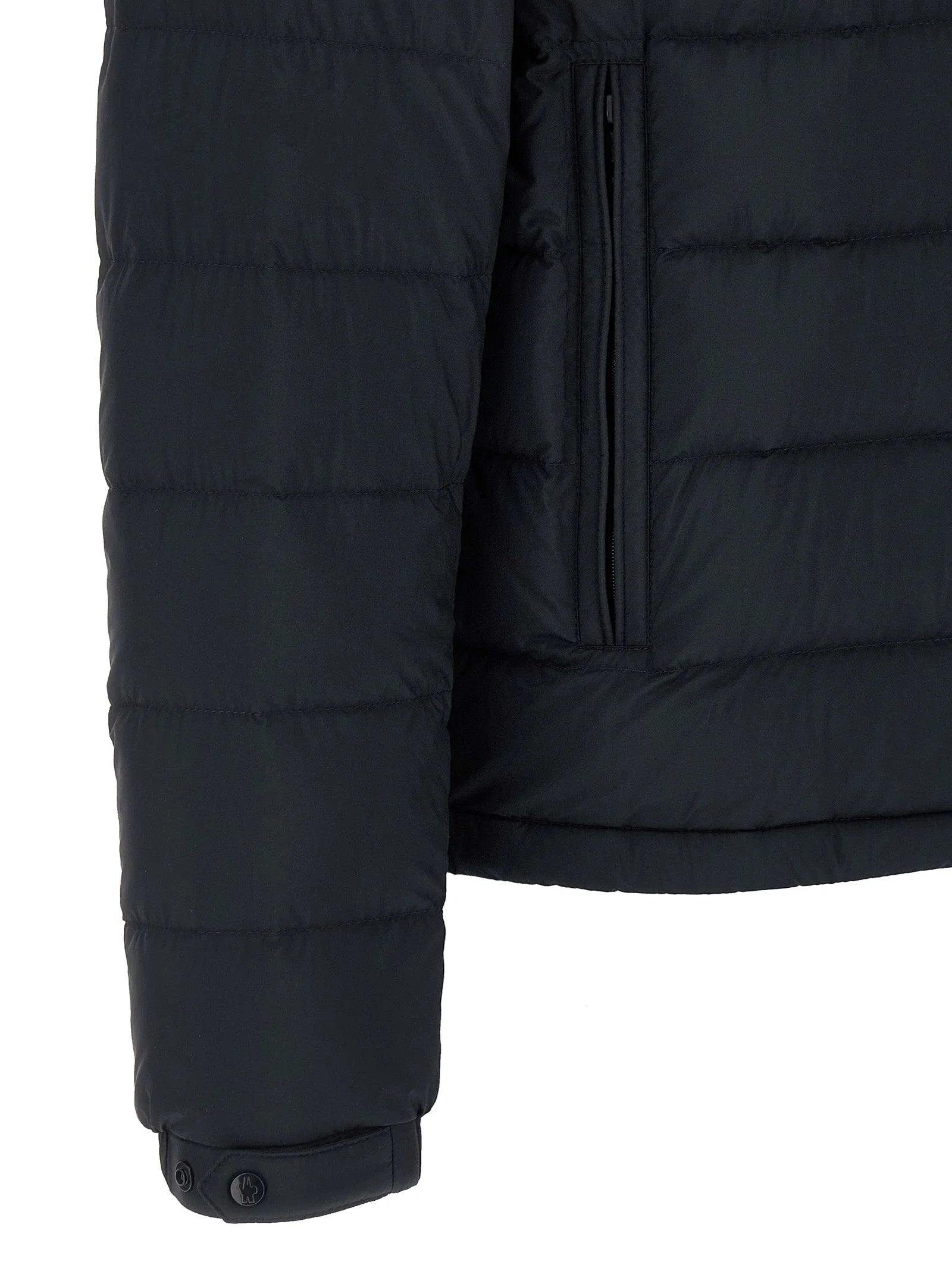 Moncler Blue Polyamide Full-Length Jacket