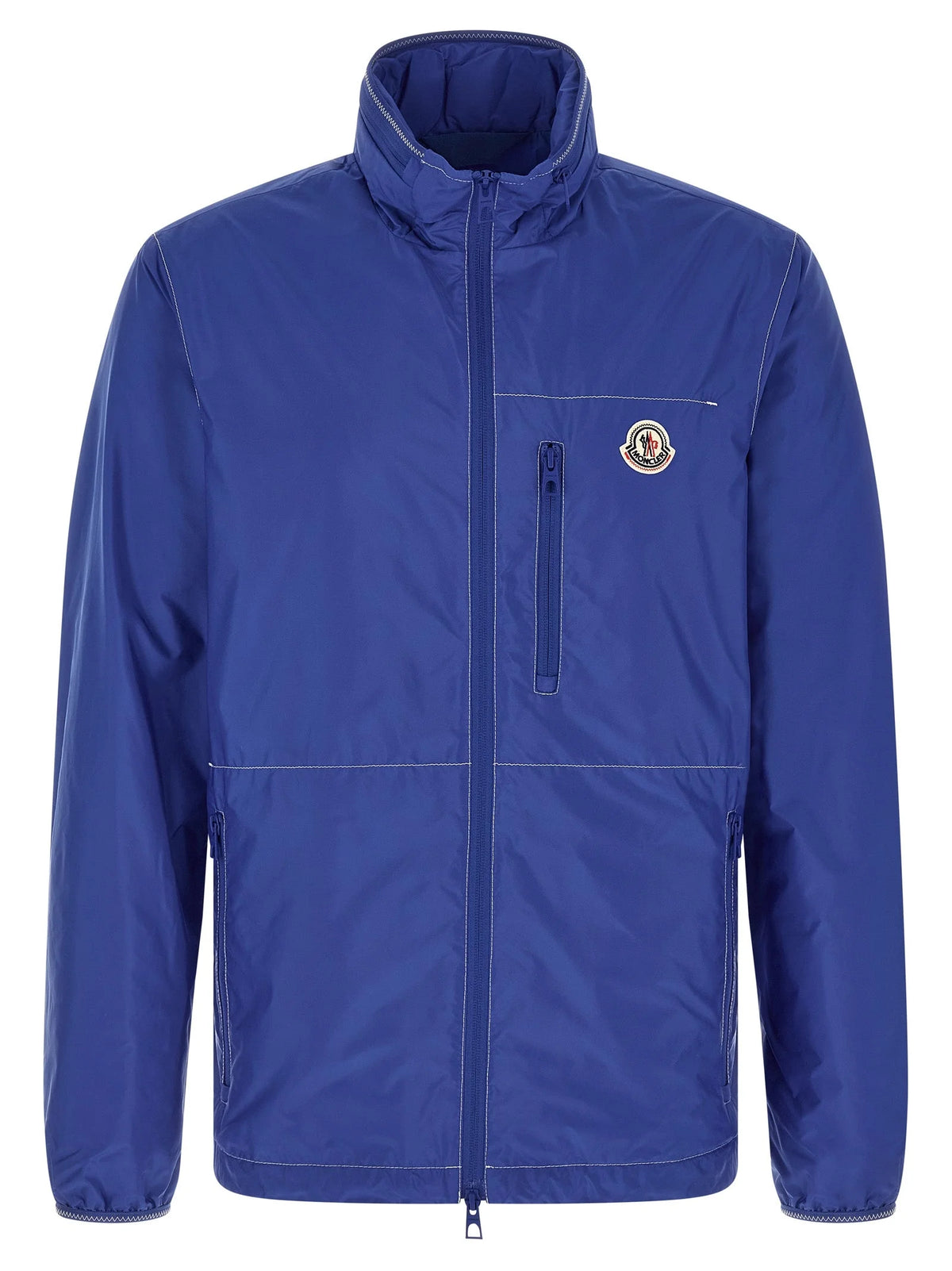 Moncler Blue Polyamide Shell Jacket