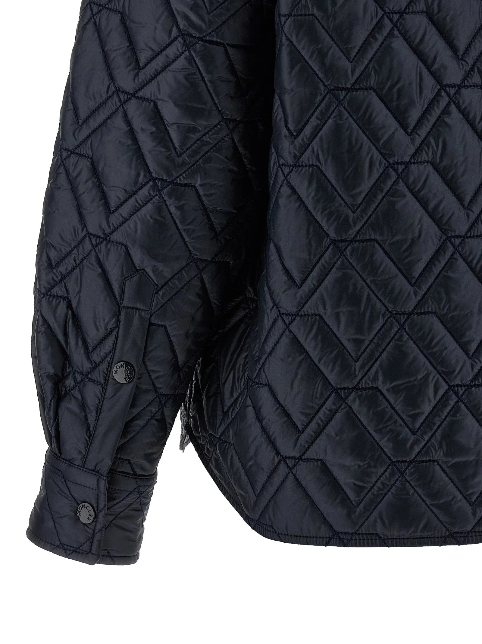 Moncler Blue Polyamide Shell Jacket