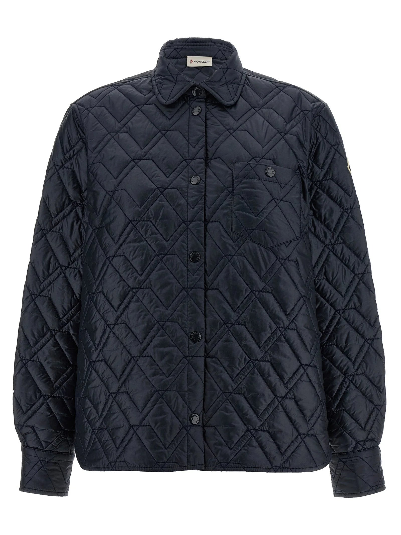 Moncler Blue Polyamide Shell Jacket