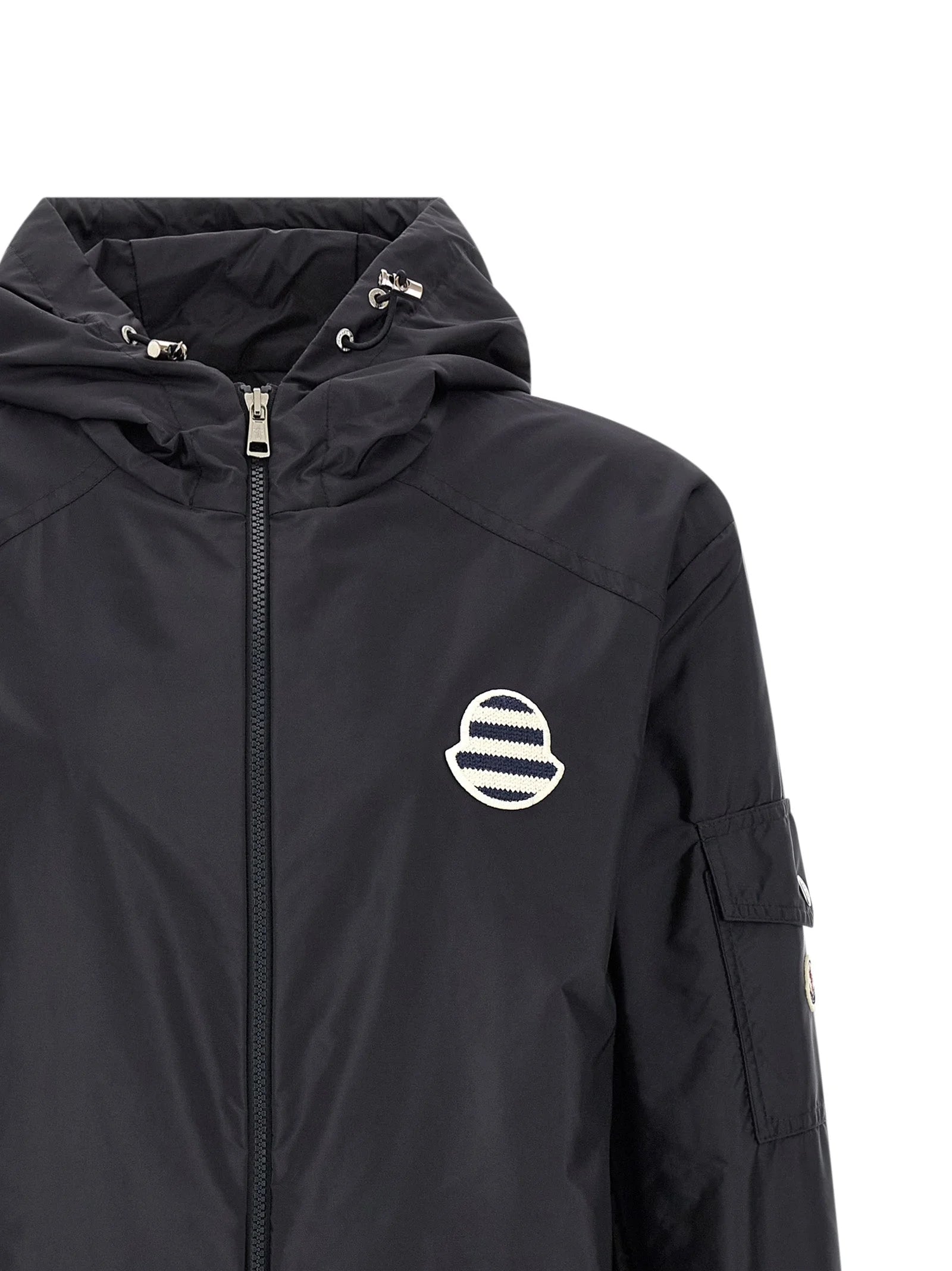 Moncler Blue Polyamide Shell Jacket