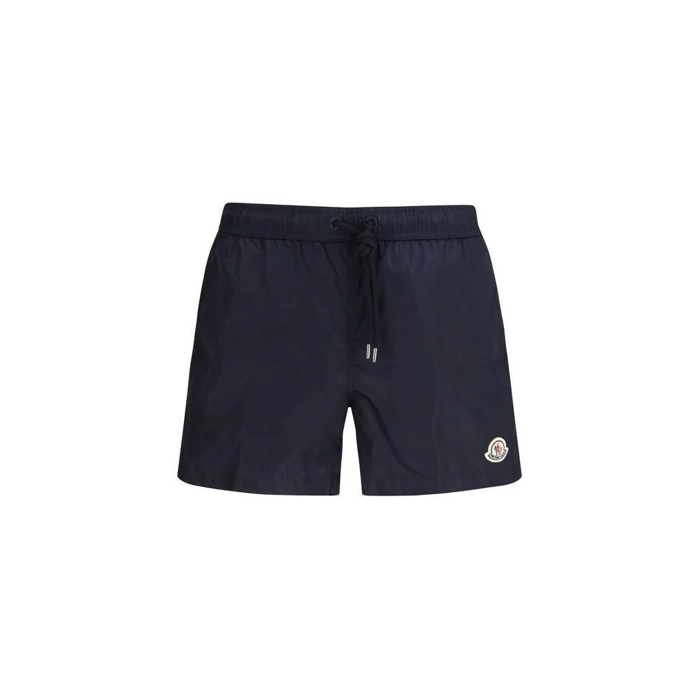 Moncler Blue Polyamide Short And Mini Shorts
