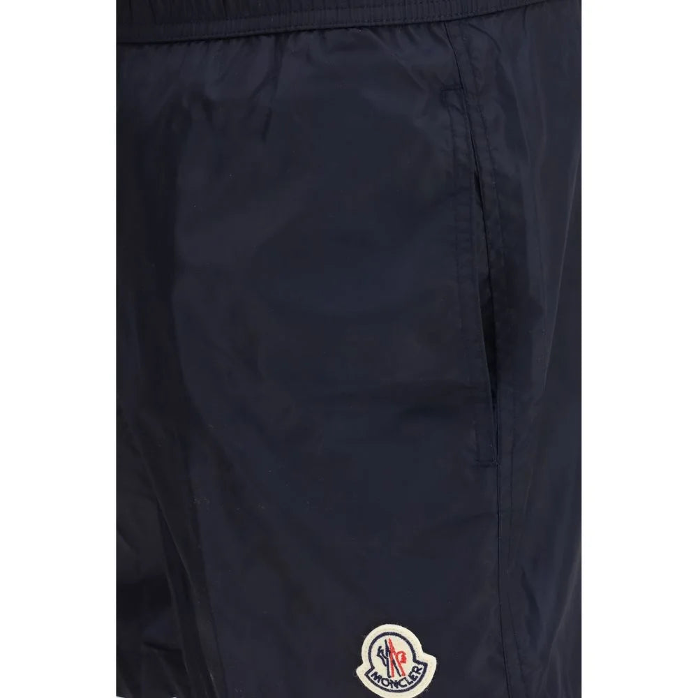 Moncler Blue Polyamide Short And Mini Shorts