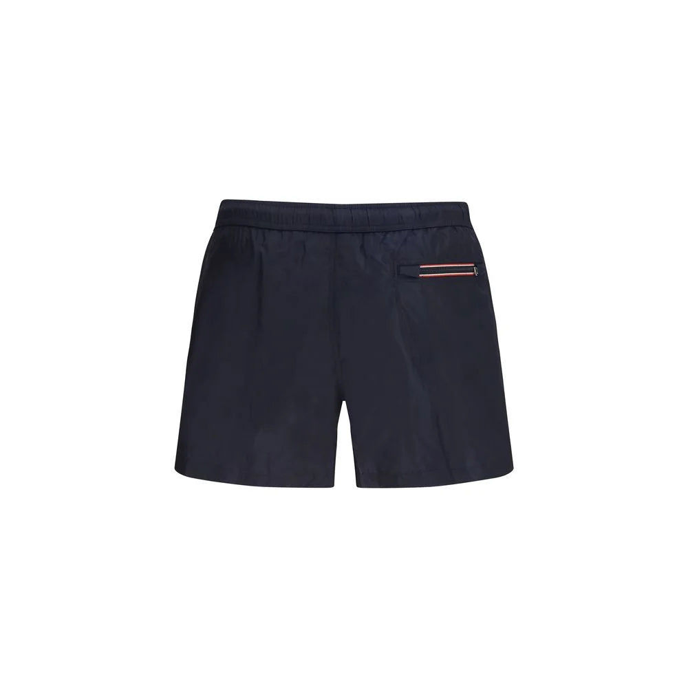Moncler Blue Polyamide Short And Mini Shorts