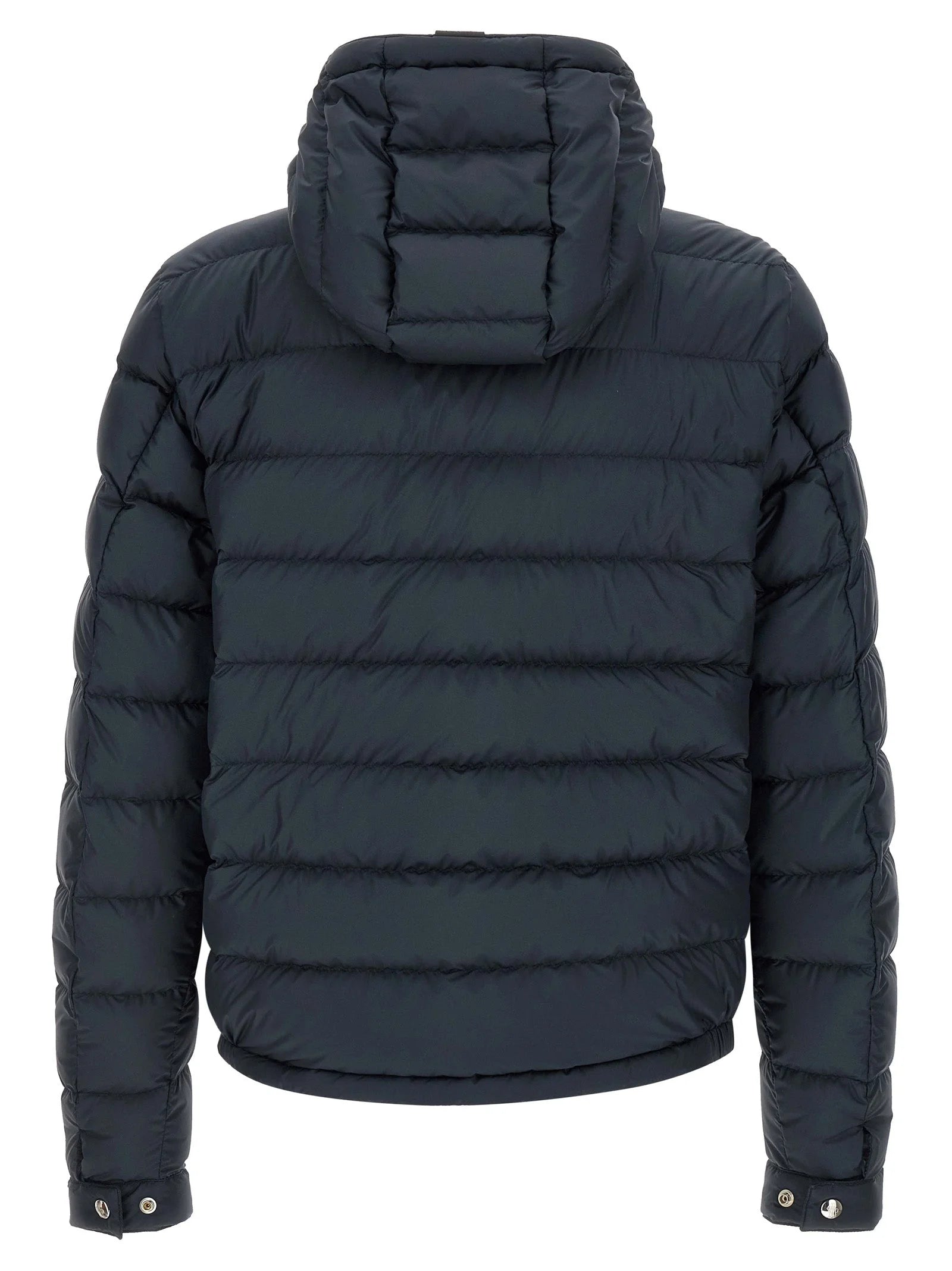 Moncler Blue Polyester Full-Length Jacket