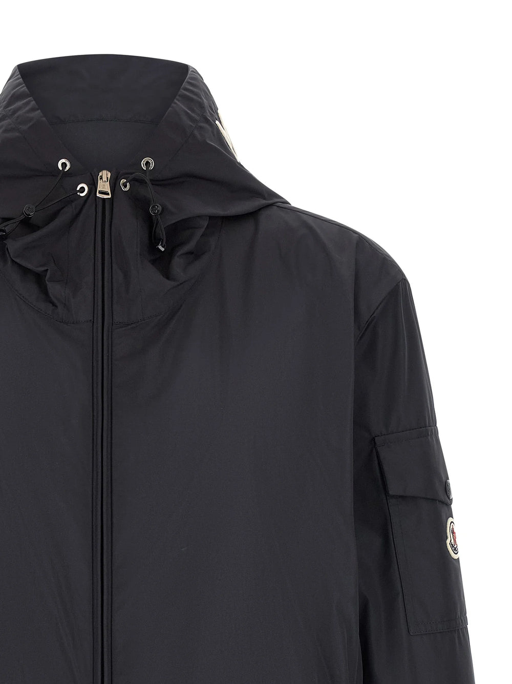 Moncler Blue Polyester Shell Jacket