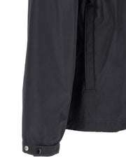 Moncler Blue Polyester Shell Jacket