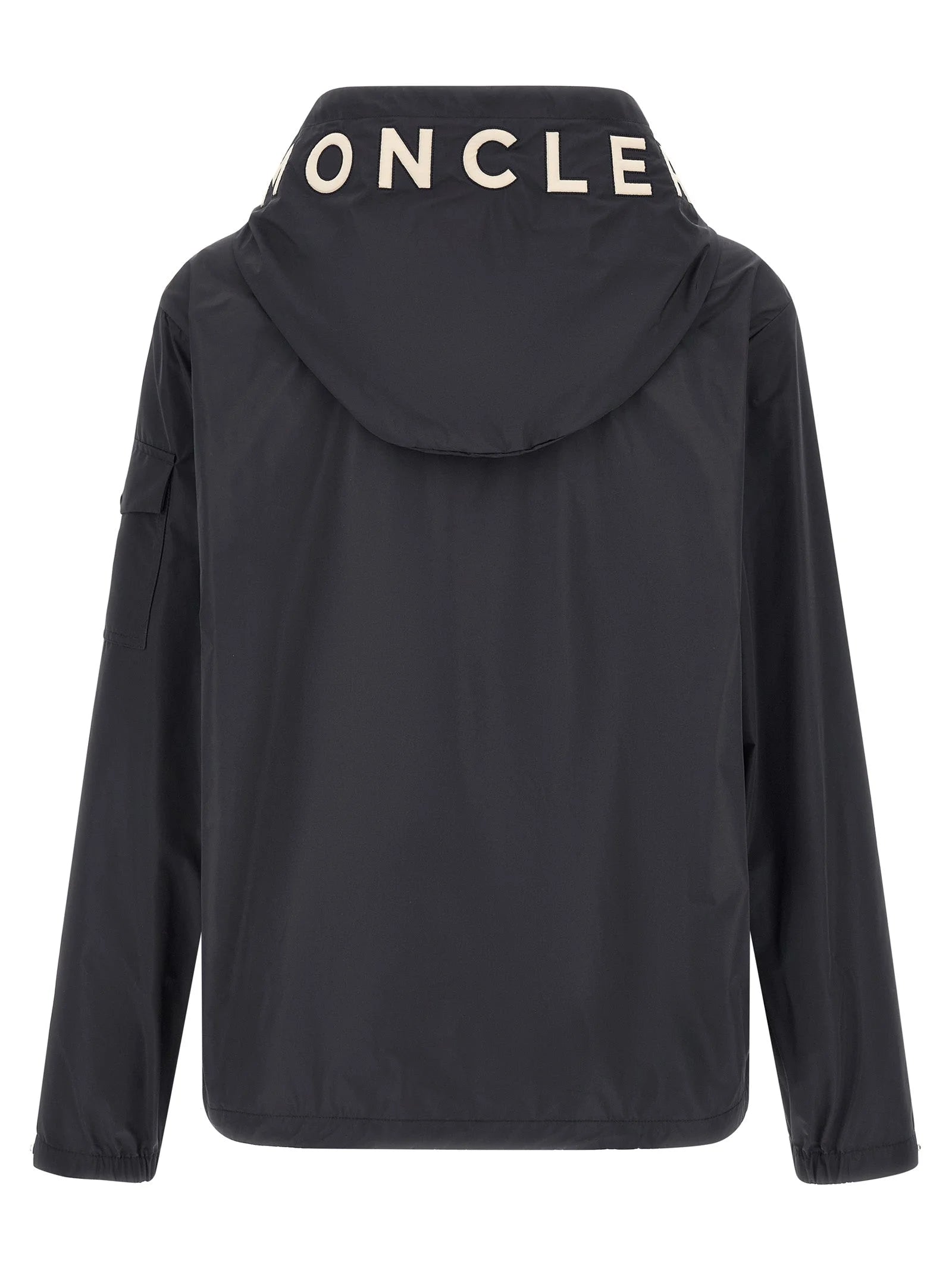 Moncler Blue Polyester Shell Jacket