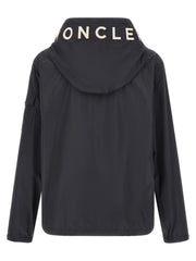 Moncler Blue Polyester Shell Jacket