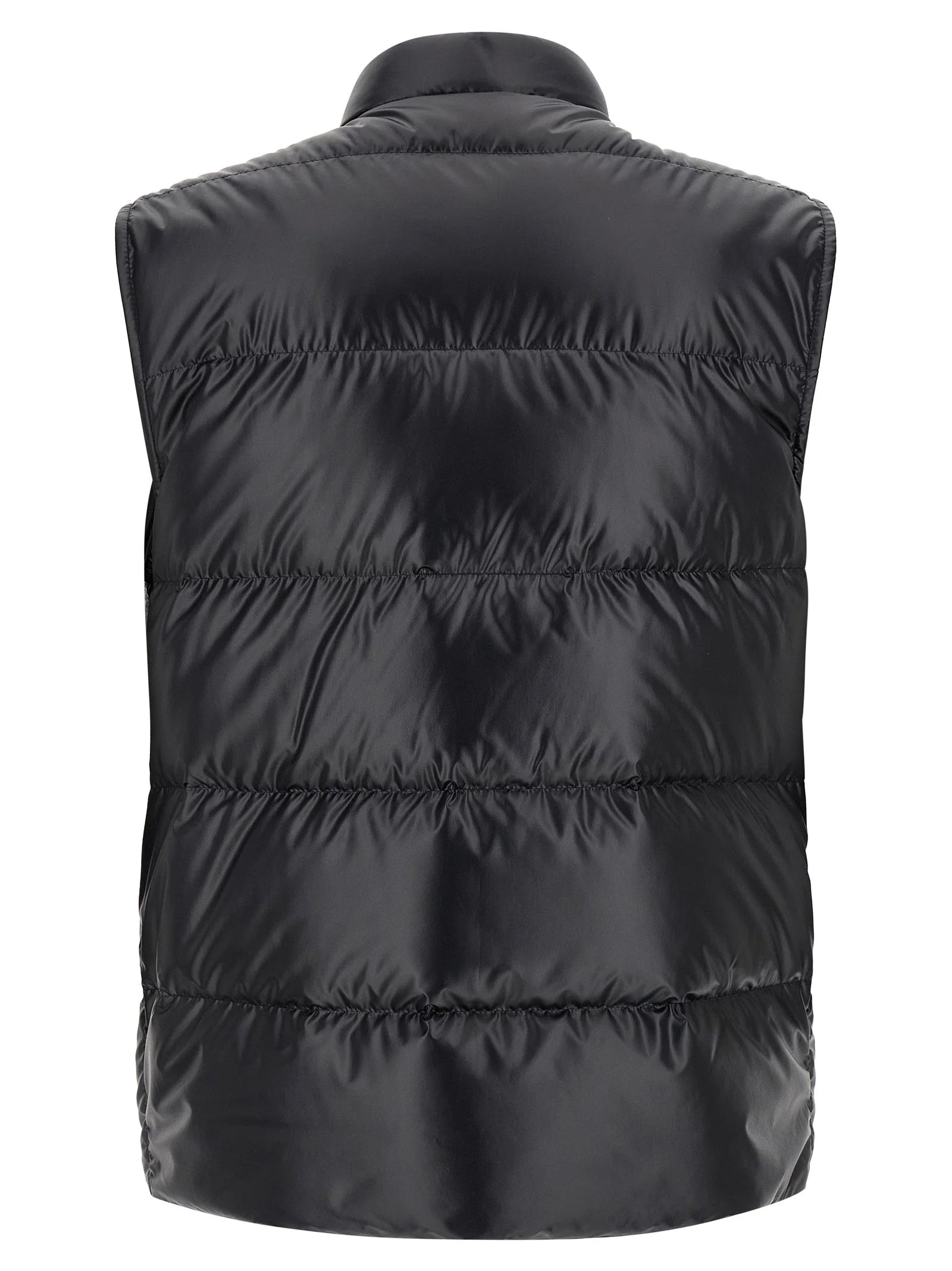 Moncler Blue Polyester Sleeveless Jacket