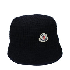 Moncler Blue Wool Bucket Hat - L