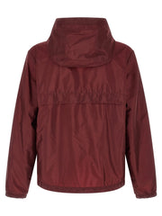 Moncler Bordeaux Polyamide Shell Jacket