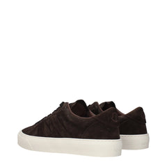 Moncler Brown Leather Low Top Sneakers - EU40/US7