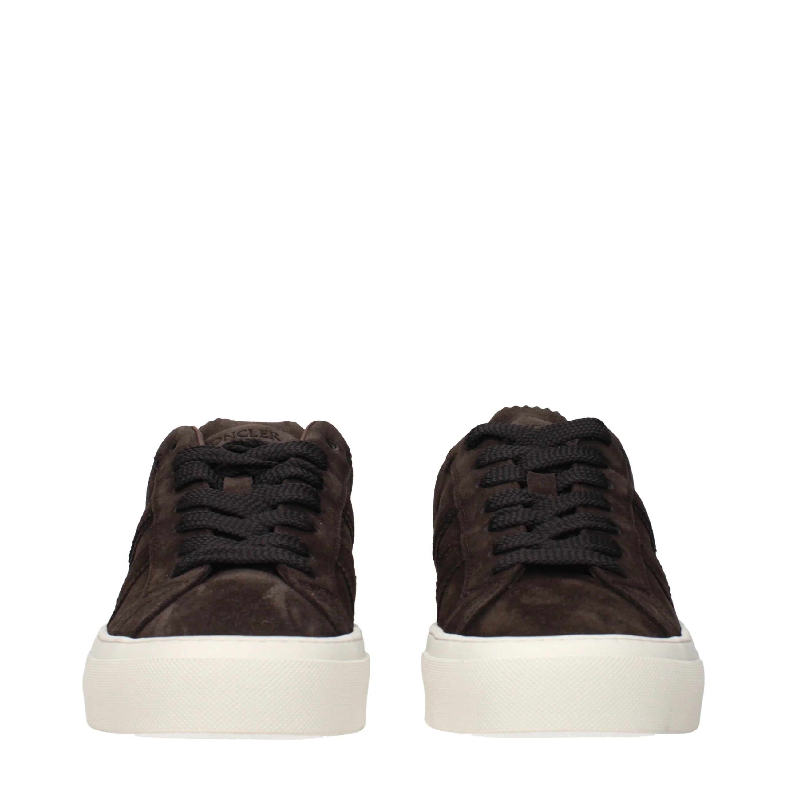 Moncler Brown Leather Low Top Sneakers - EU40/US7
