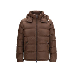 Moncler Brown Polyamide Full-Length Jacket