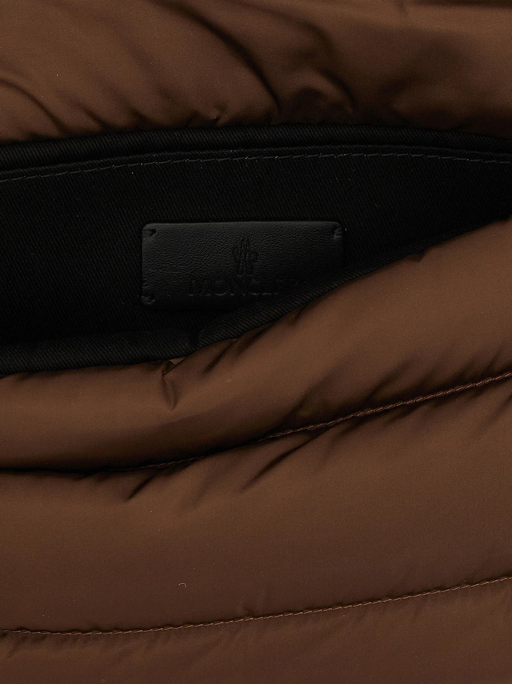 Moncler Brown Polyamide Shoulder Bag