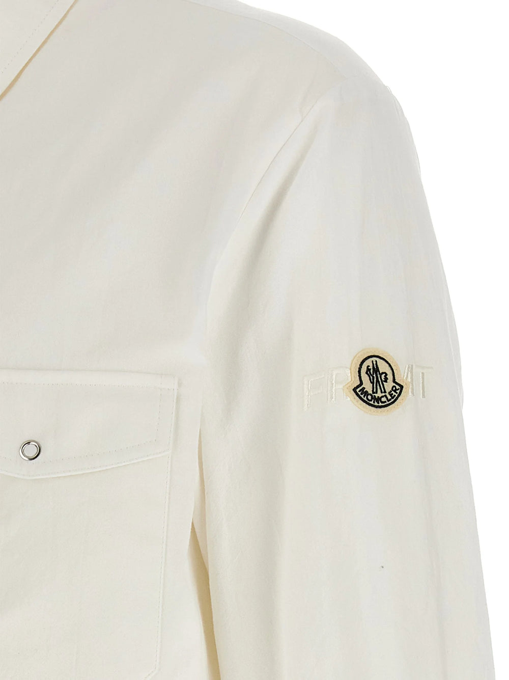 MONCLER GENIUS White Polyamide Blouse - IT52 | XL
